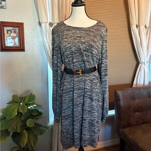 Max Studio Charcoal sweater dress